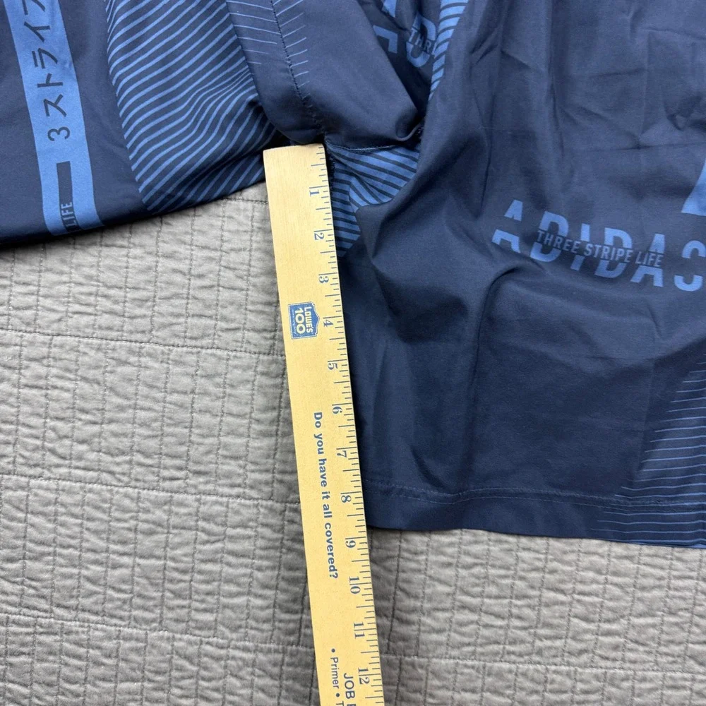 Adidas‎ Men XL Blue Graphic Training Shorts 9